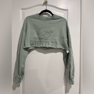 Garage cropped sweatshirt